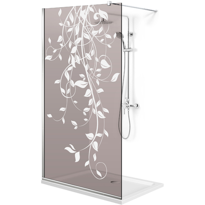 Zuhanyfal Walk-in, Zuhanyfal Rozsdamentes acél, #Bronz #Bronz