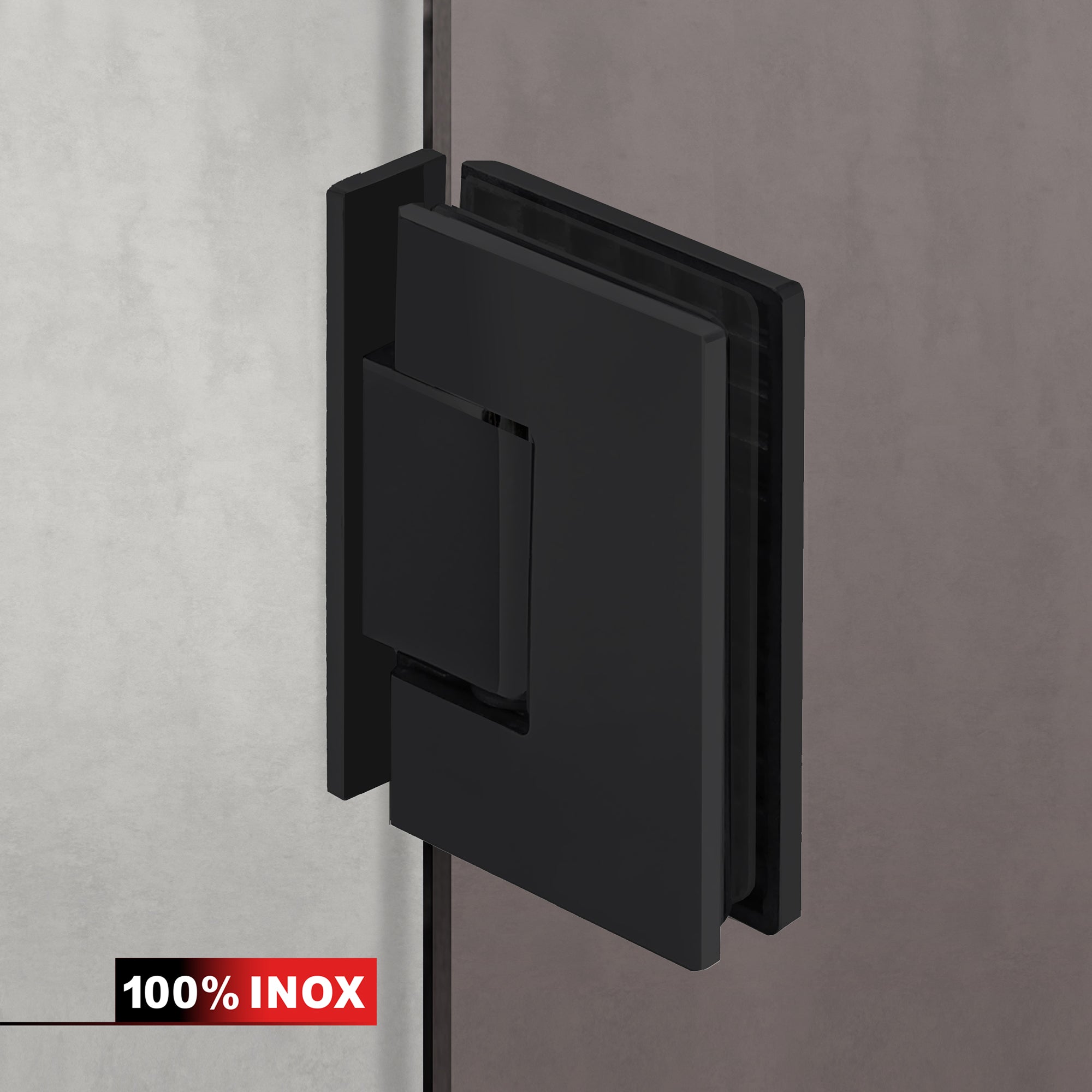 Nyíló üvegajtó fekete, #Bronz