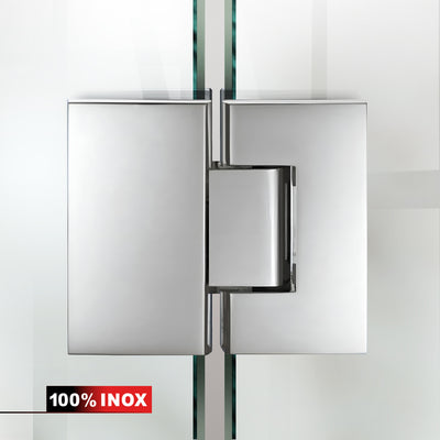 Zuhanyajtók rozsdamentes acélból #Átlátszó