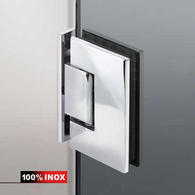 Zuhanyajtók rozsdamentes acélból #Szürke