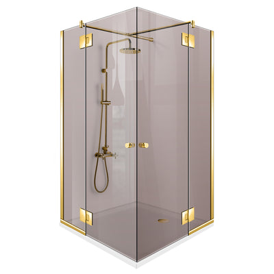 Bronz zuhanykabin