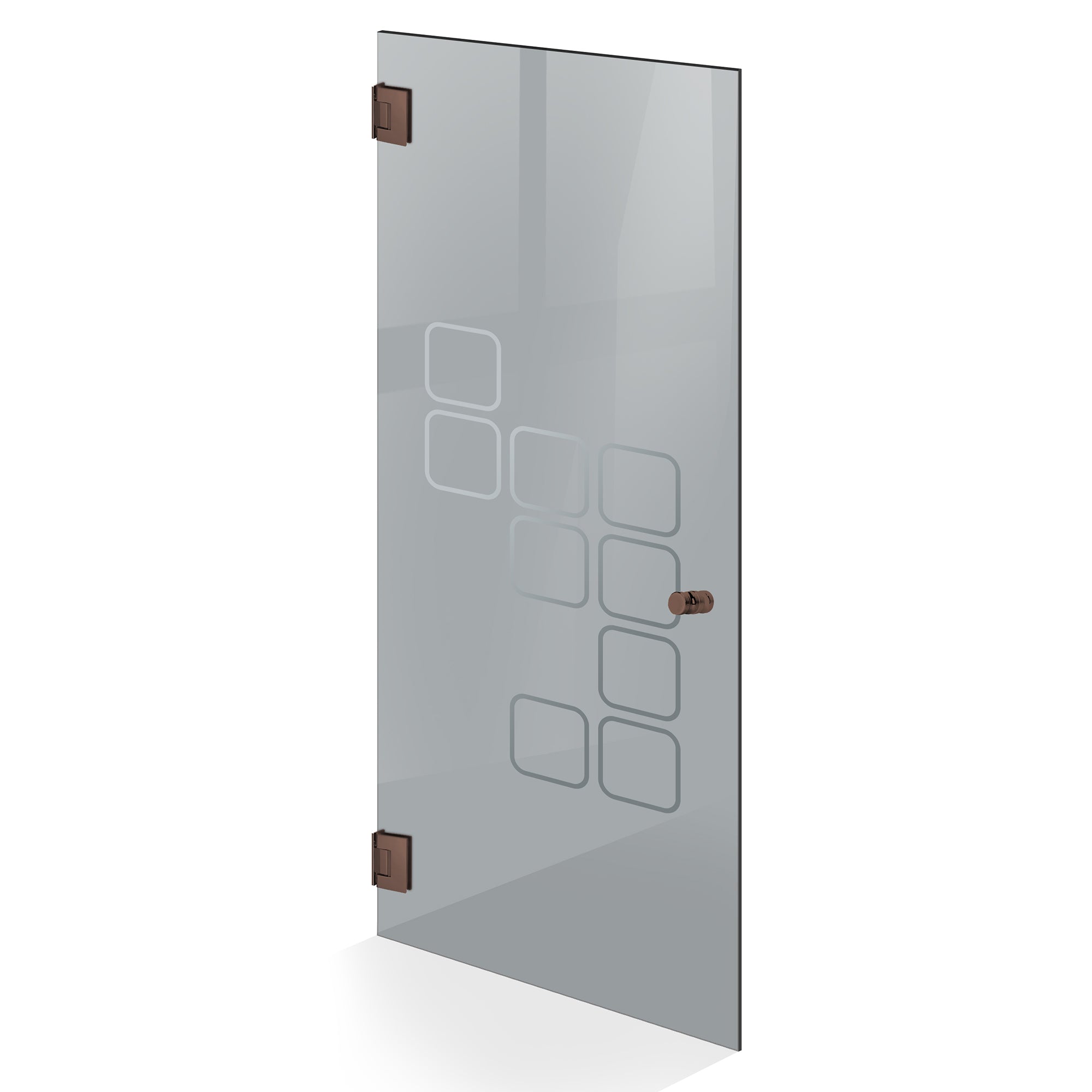 Nyíló üvegajtó réz, #Szürke