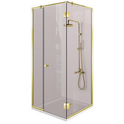 Bronz zuhanykabin