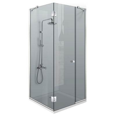 Cabina dus cu 3 elemente cu usa batanta