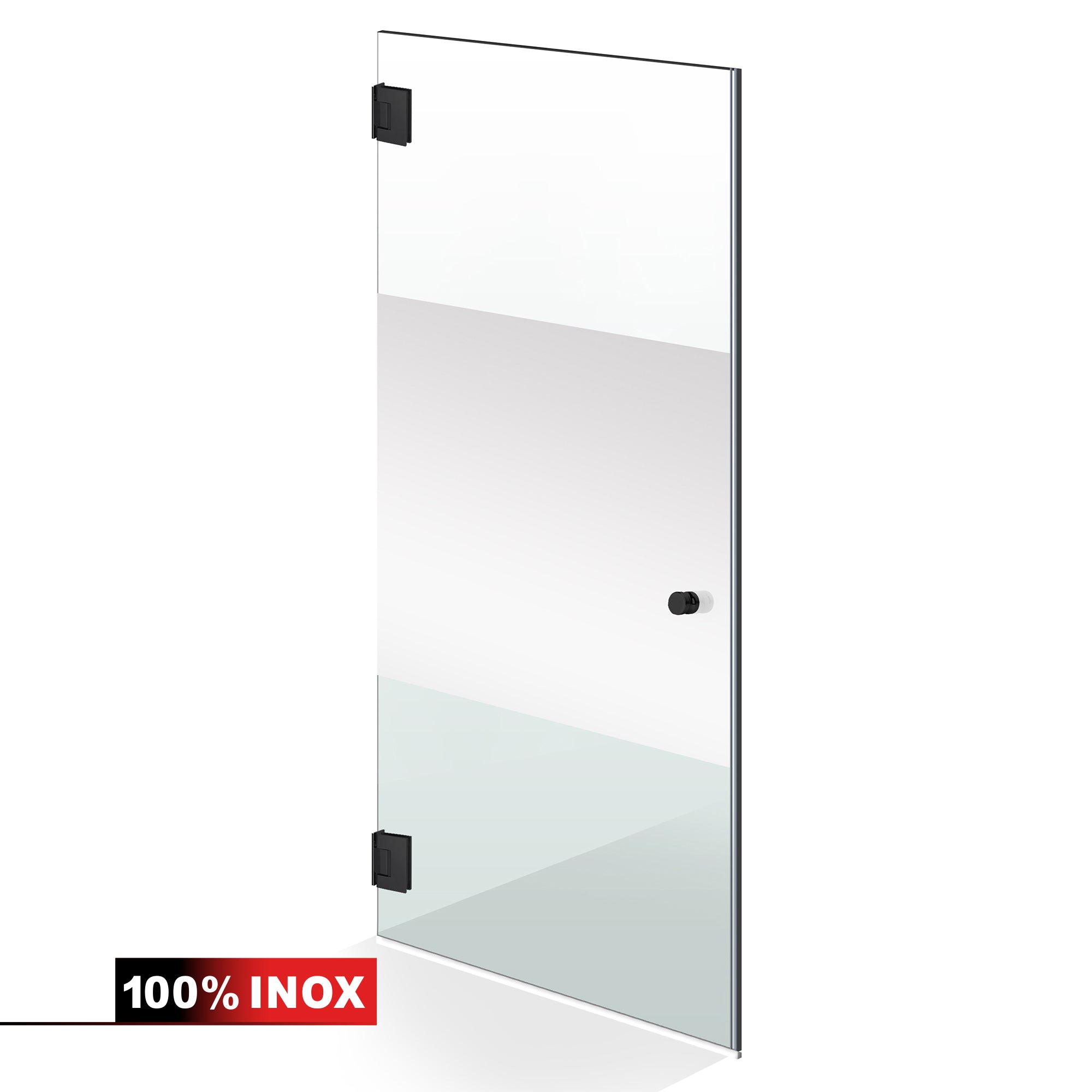 Zuhanyajtók fekete #Átlátszó