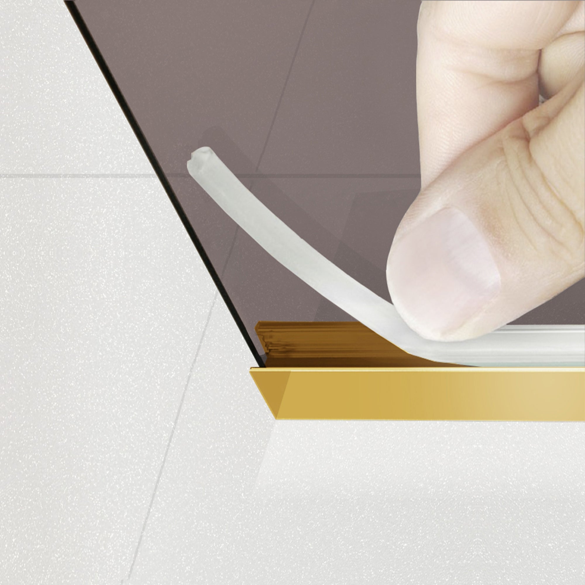 Zuhanyfal Walk-in, zuhanyfal Arany, #Bronz #Bronz