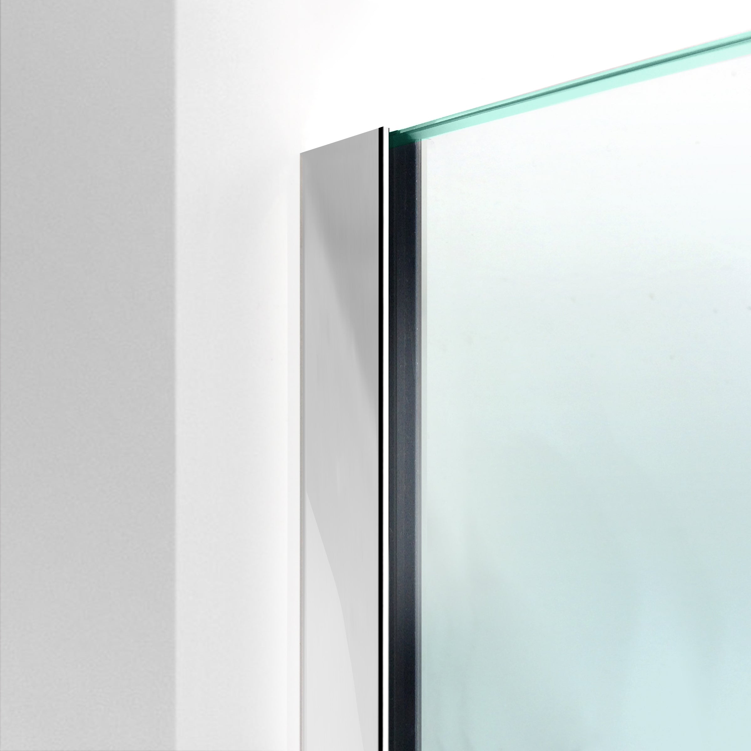 Zuhanyfal Walk-in, Zuhanyfal Rozsdamentes acél, #Átlátszó #Víztiszta