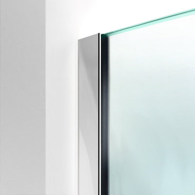 Paravan dus Walk-in, Perete dus  Inox, #Clara #Víztiszta