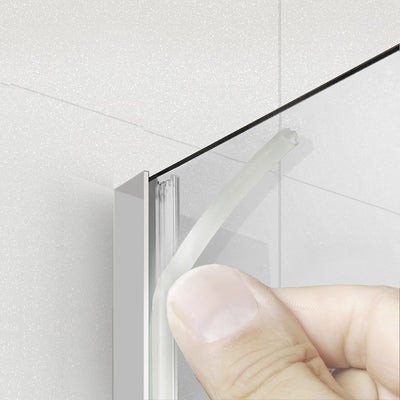 Zuhanyfal Walk-in, Zuhanyfal Rozsdamentes acél, #Átlátszó #Víztiszta