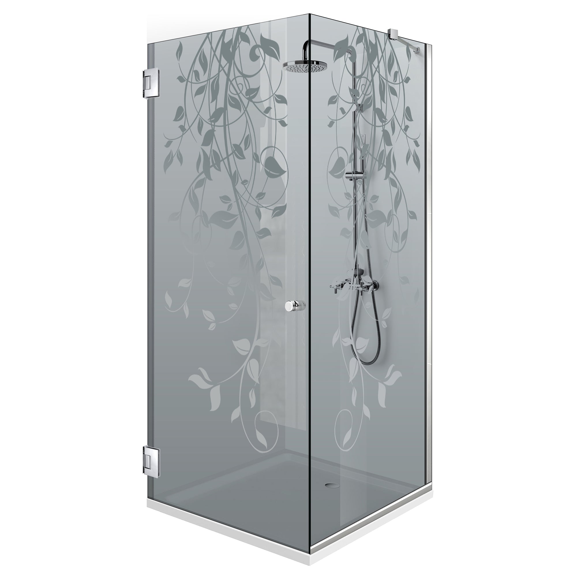 Cabina dus cu usa batanta #Gri