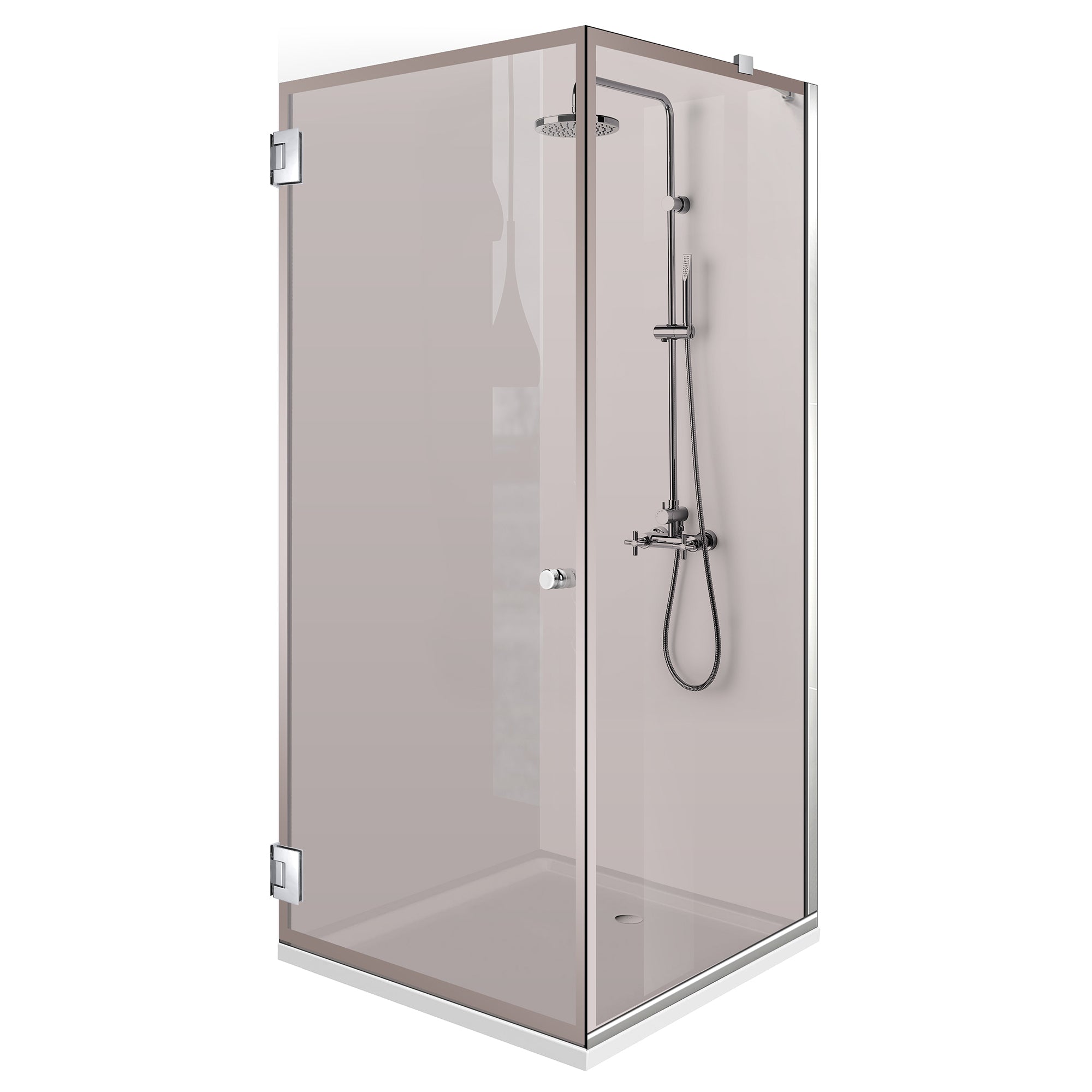Cabina dus cu usa batanta #Bronz