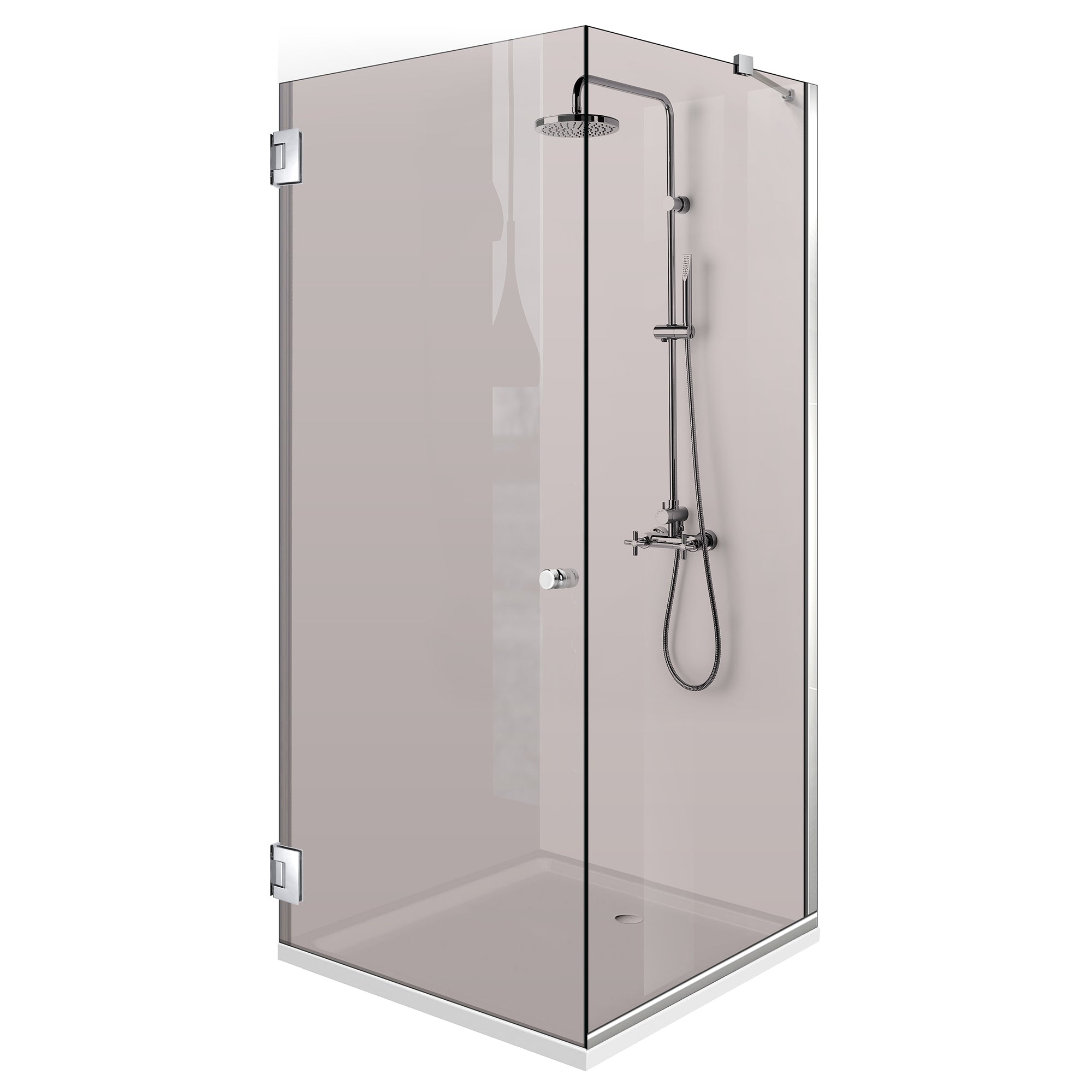 Cabina dus cu usa batanta #Bronz