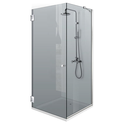 Cabina dus cu usa batanta #Gri