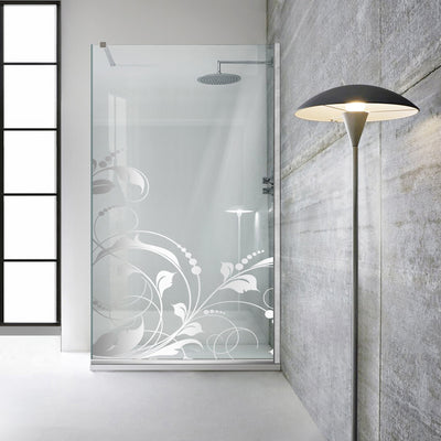 Zuhanyfal Walk-in, Zuhanyfal Rozsdamentes acél, #Átlátszó #Víztiszta