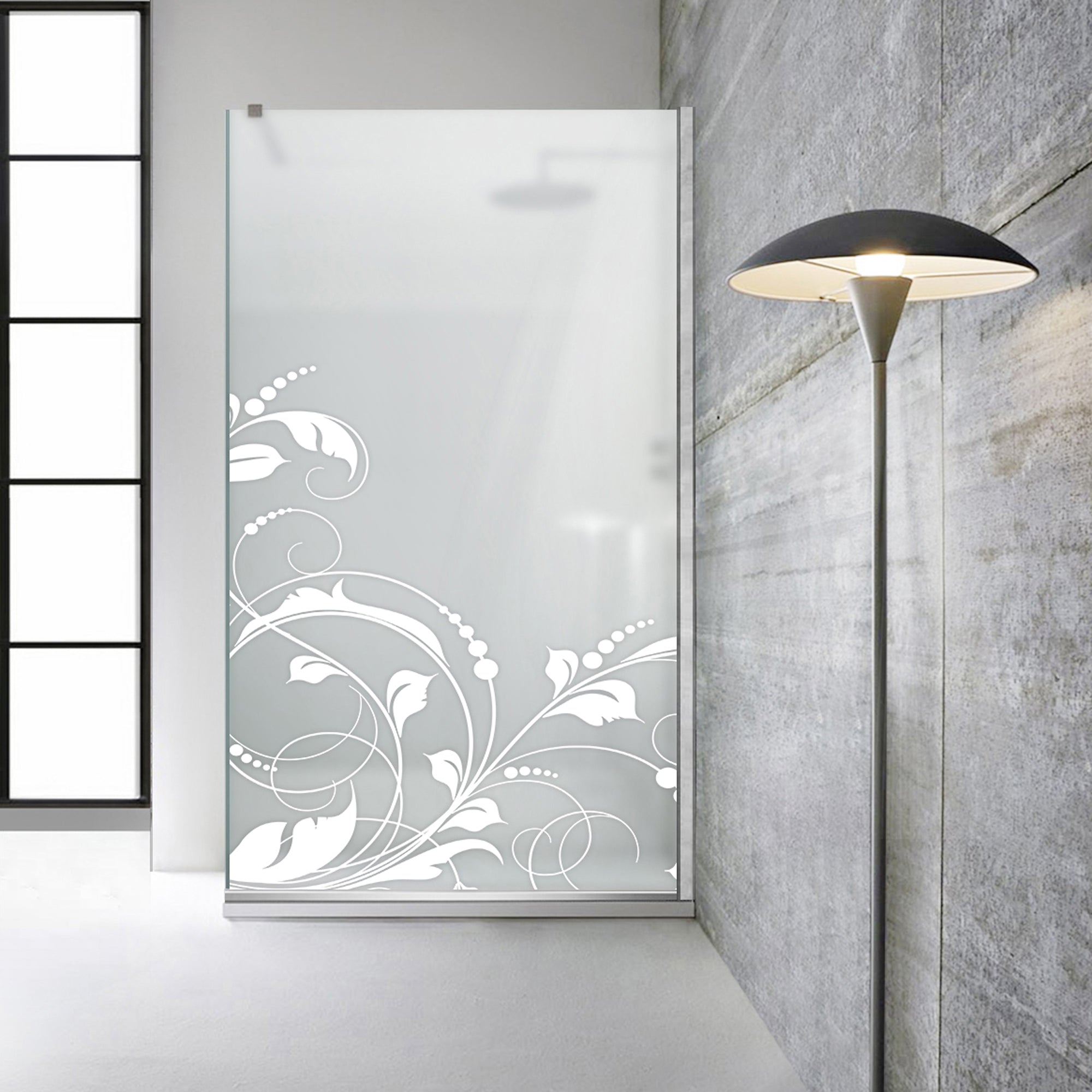 Zuhanyfal Walk-in, Zuhanyfal Rozsdamentes acél, #Matt #Matt
