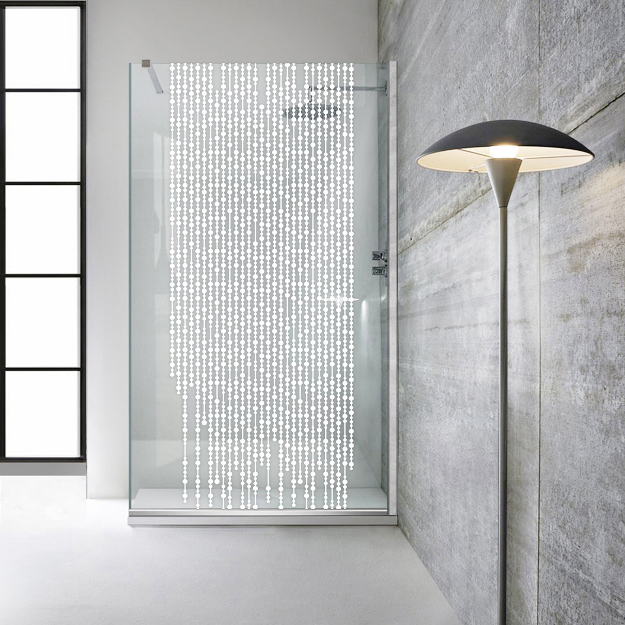 Zuhanyfal Walk-in, Zuhanyfal Rozsdamentes acél, #Átlátszó #Víztiszta