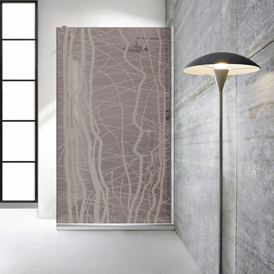 Zuhanyfal Walk-in, Zuhanyfal Rozsdamentes acél, #Bronz #Bronz
