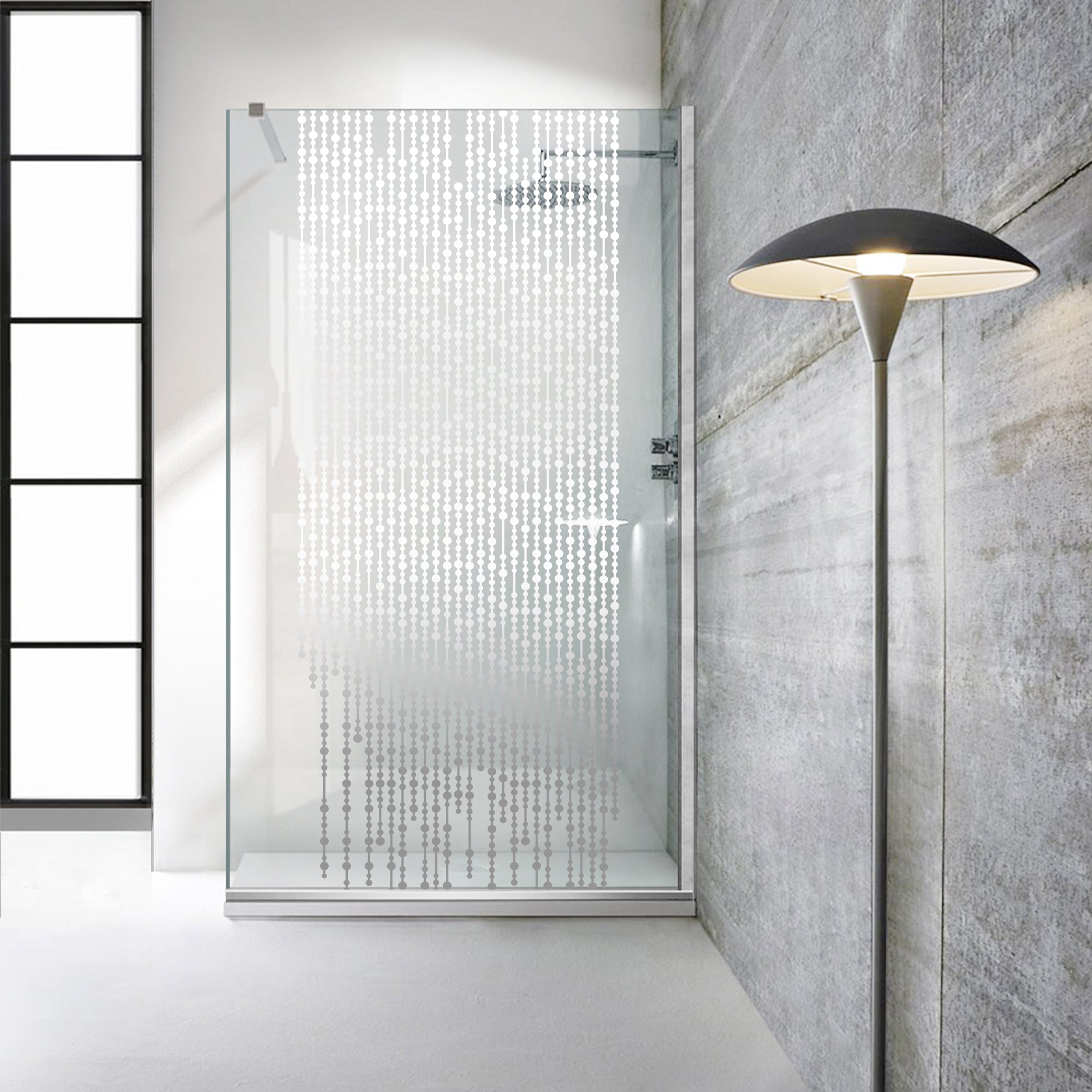 Zuhanyfal Walk-in, Zuhanyfal Rozsdamentes acél, #Átlátszó #Víztiszta