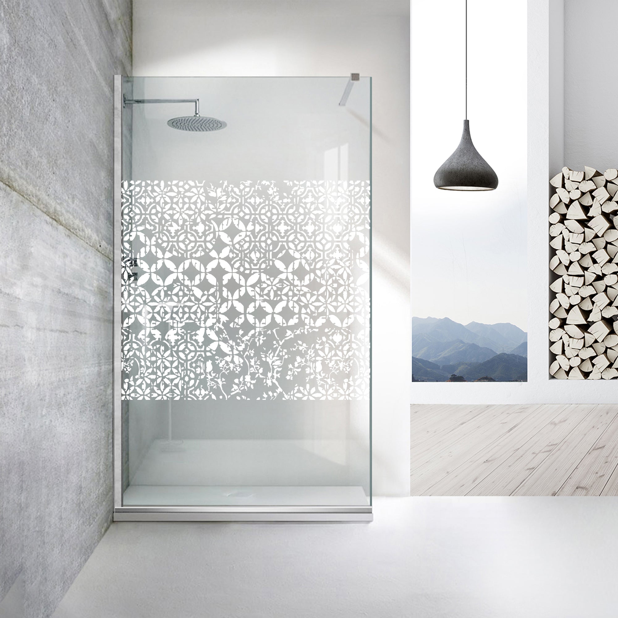 Zuhanyfal Walk-in, Zuhanyfal Rozsdamentes acél, #Átlátszó #Víztiszta